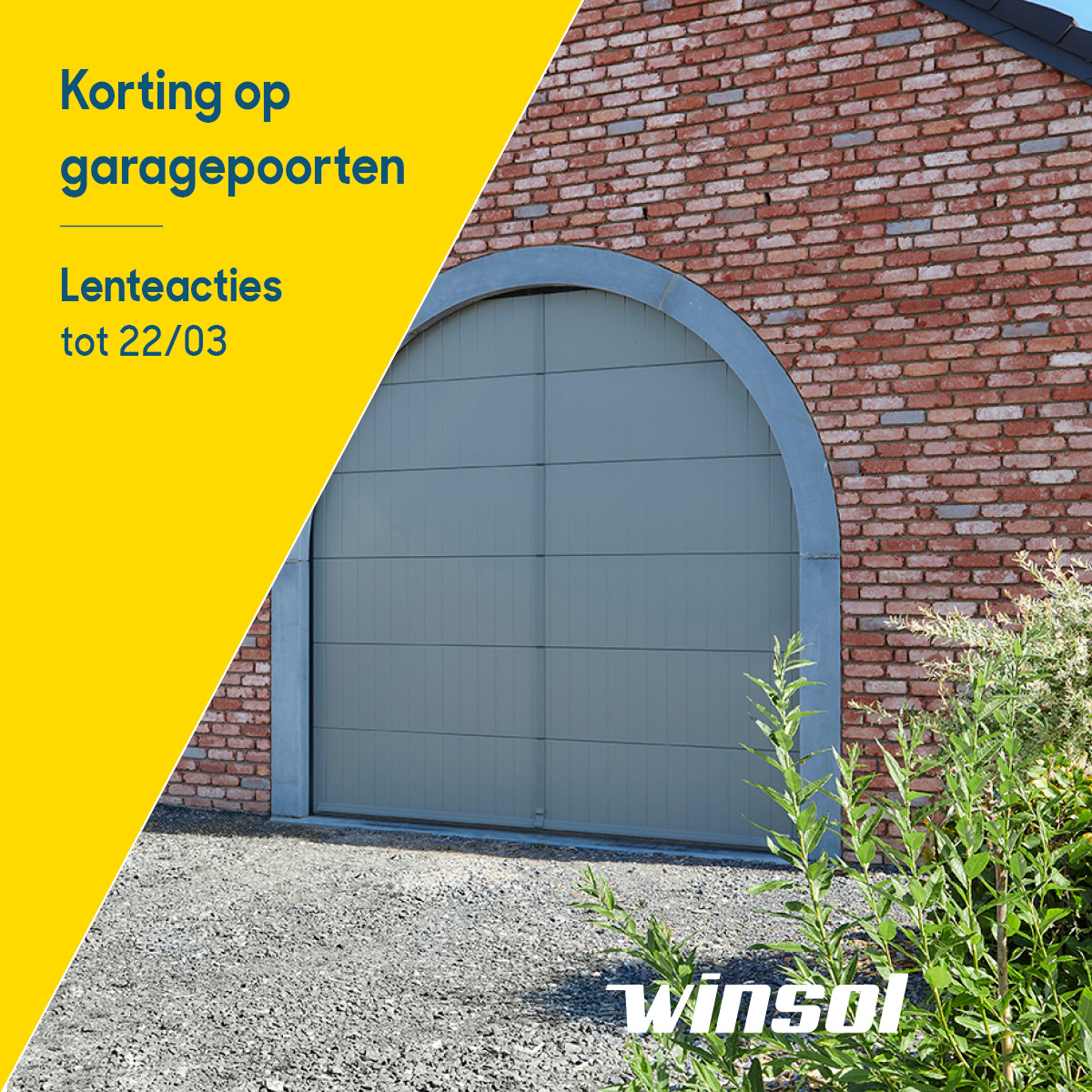 Lenteacties op Winsol garagepoorten