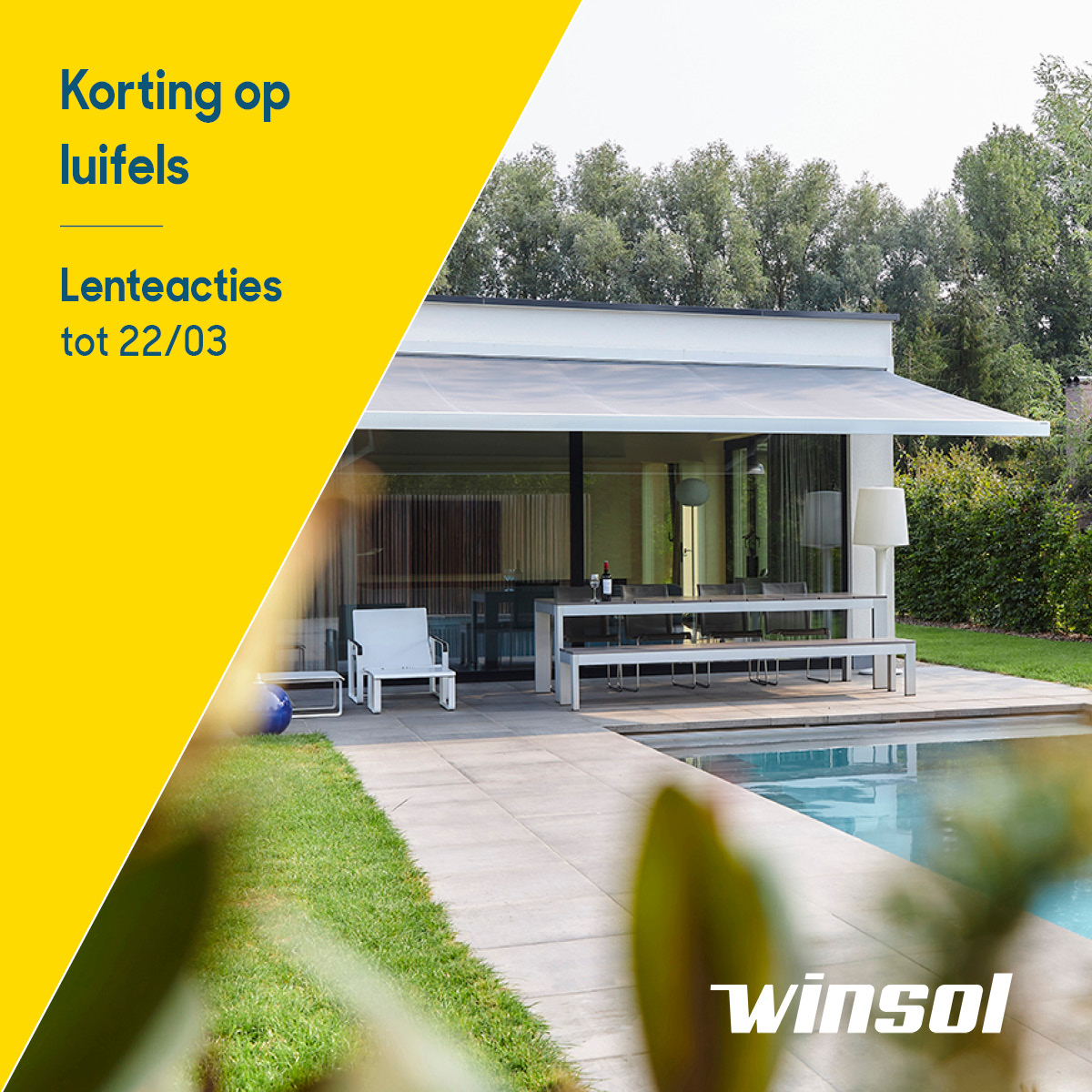 Lenteacties op Winsol zonneluifels