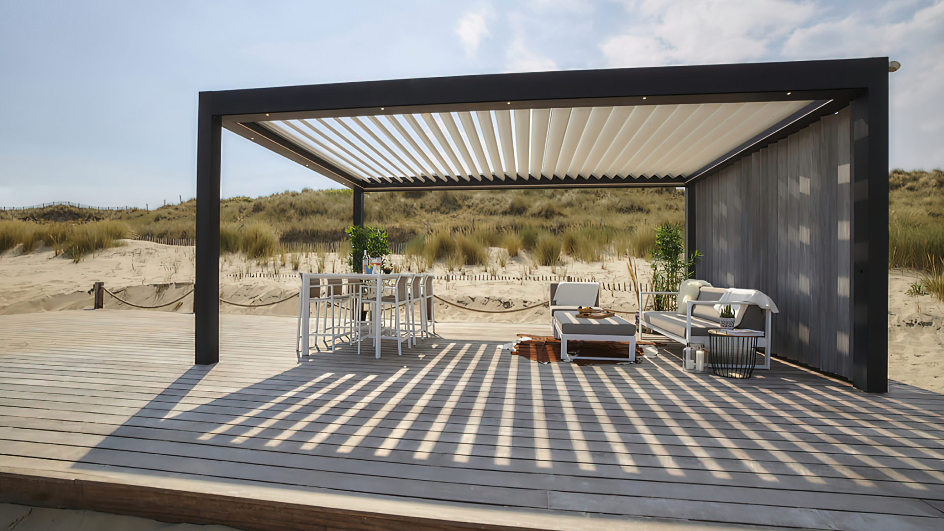 Pergola SO! met zicht op zee